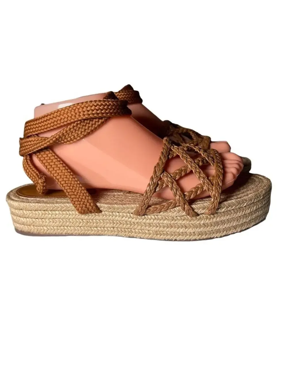 NWT Schutz Byana Platform Espadrille Sandals Sz 9.5B